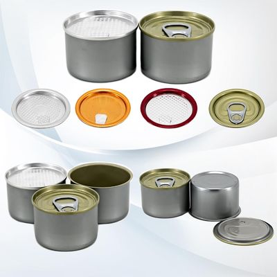 شراء الصف الغذائي علب قطرها قطرة قطرة 53mm 185mL علب الصفيحة للوجبات الخفيفة وطعام الحيوانات الأليفة online manufacture