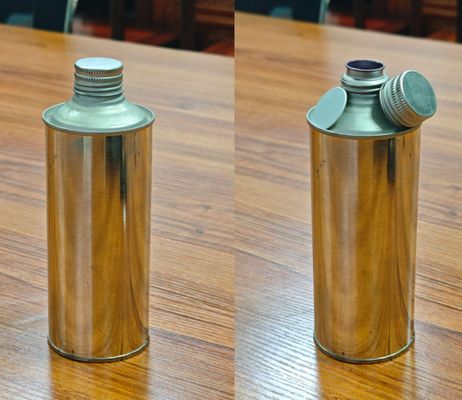 kaufen 500 ml Taschenlampe 65 mm × 65 × 152 Öffnungs 21 mm Schraub-Top-Metallbehälter für industrielle Verpackung online manufacture