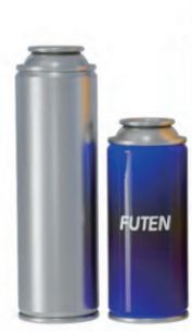 acheter Conteneurs aérosols colletés personnalisés en fer blanc de 52 mm de diamètre pour l'entretien automobile polyvalent online manufacture