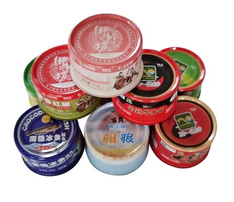 Mua 65.3mm Chiều kính hộp thiếc tròn có thể điều chỉnh 60ml 85ml 100ml Capacities Circular Tin Containers online manufacture