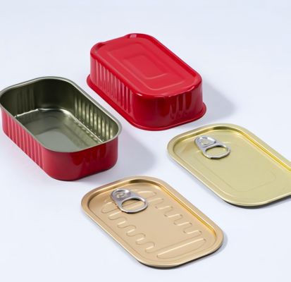 Mua Hai miếng vôi hình chữ nhật Thép Custom Tin Can Packaging Solutions online manufacture