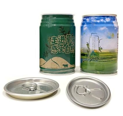 comprare Lattine personalizzate da 250 ml, 65 mm x 91 mm, atossiche e sicure, con rivestimento interno per uso alimentare online manufacture