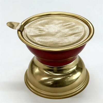 Buy 100ml Food Grade Metal Can Two Piece Aluminum Bowl 83.3mm Diameter 83.3*35mm 307# Caliber online manufacture